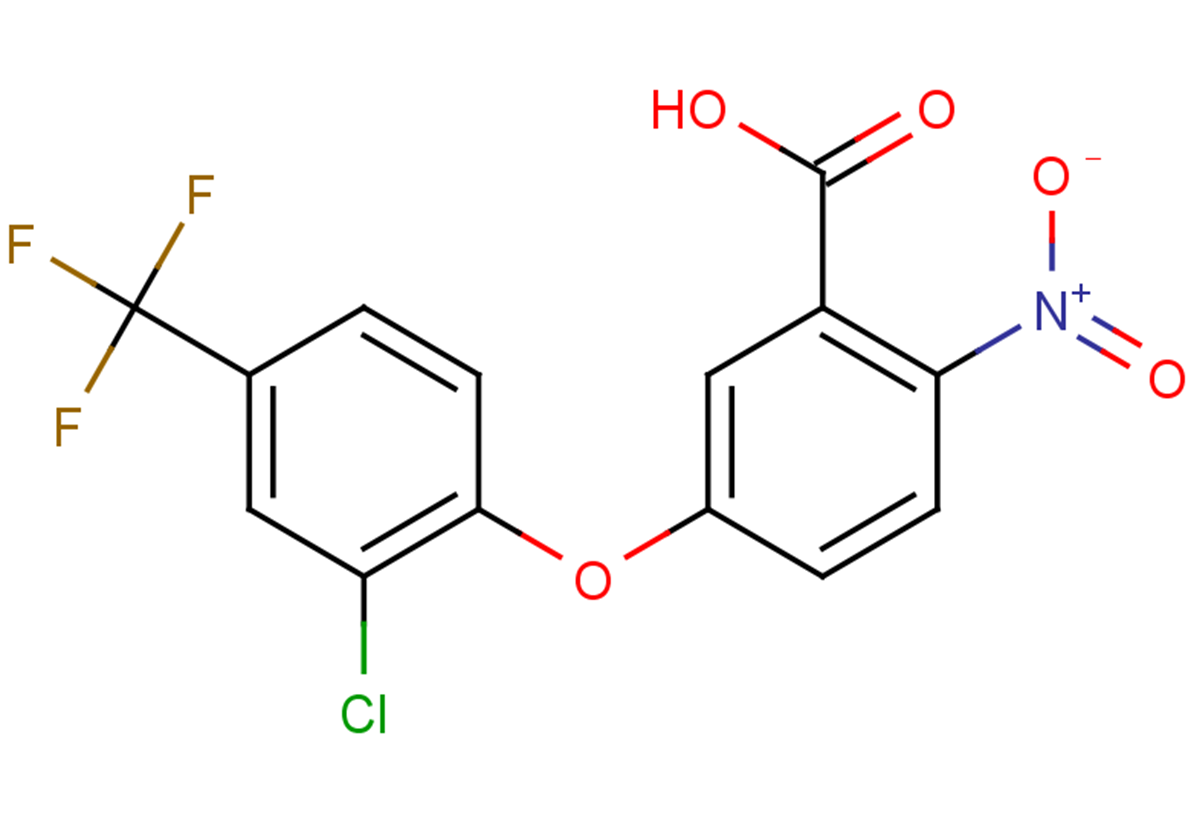 5-[2-chloro-4-(trifluoromethyl)phenoxy]-2-nitrobenzoic acid