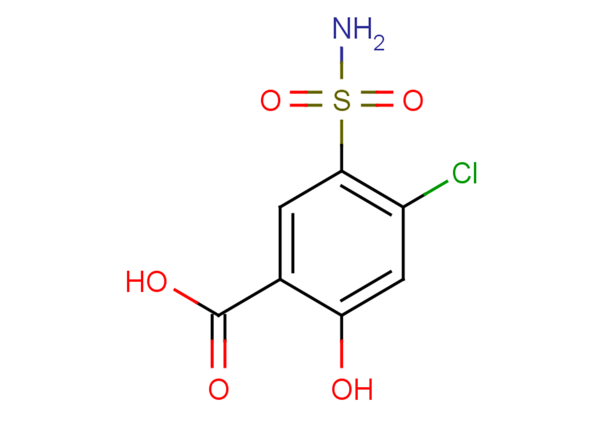 4-chloro-2-hydroxy-5-sulfamoylbenzoic acid