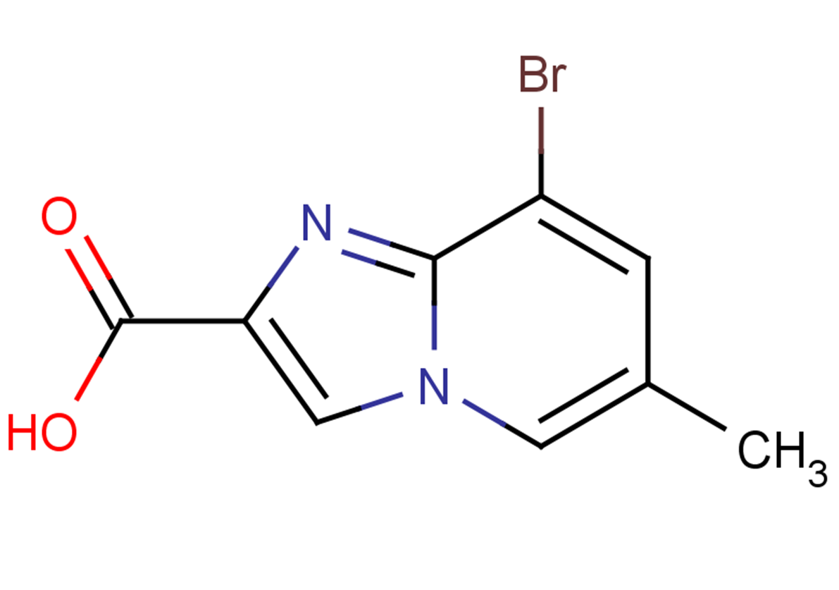 8-bromo-6-methylimidazo[1,2-a]pyridine-2-carboxylic acid