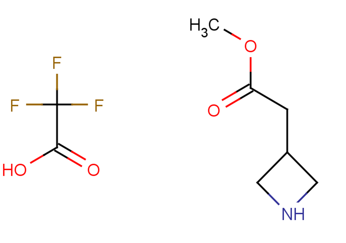 2,2,2-trifluoroacetic acid; methyl 2-(azetidin-3-yl)acetate