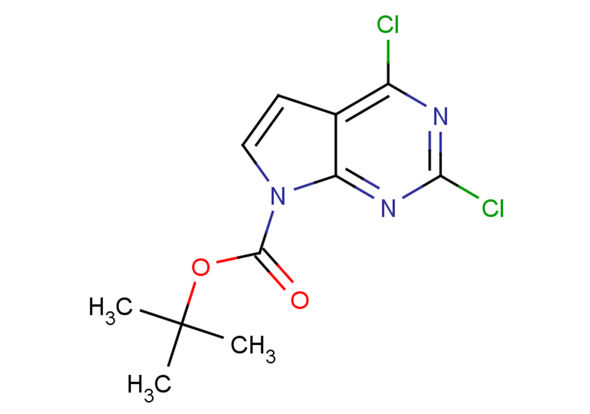 tert-butyl 2,4-dichloro-7H-pyrrolo[2,3-d]pyrimidine-7-carboxylate