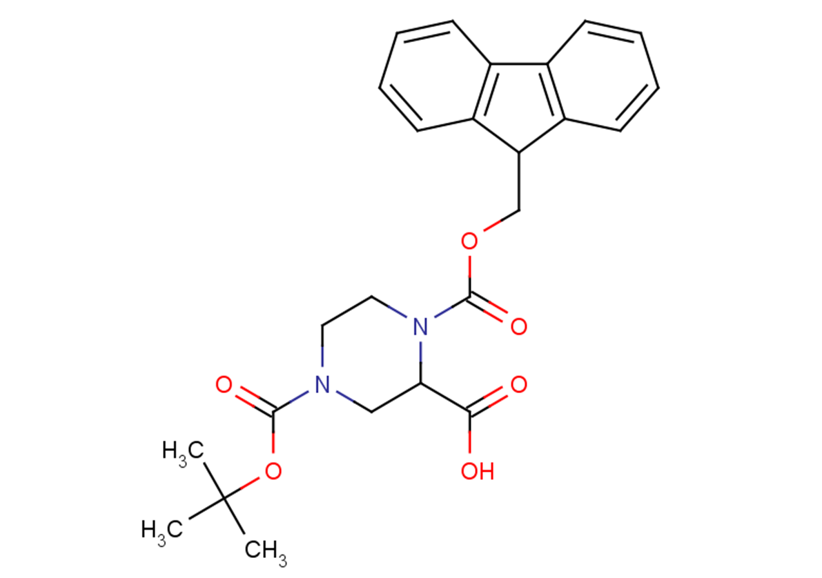 4-[(tert-butoxy)carbonyl]-1-[(9H-fluoren-9-ylmethoxy)carbonyl]piperazine-2-carboxylic acid