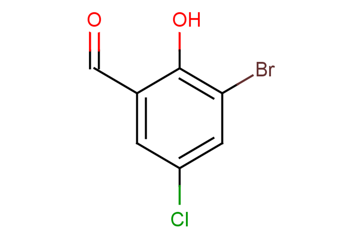 3-bromo-5-chloro-2-hydroxybenzaldehyde