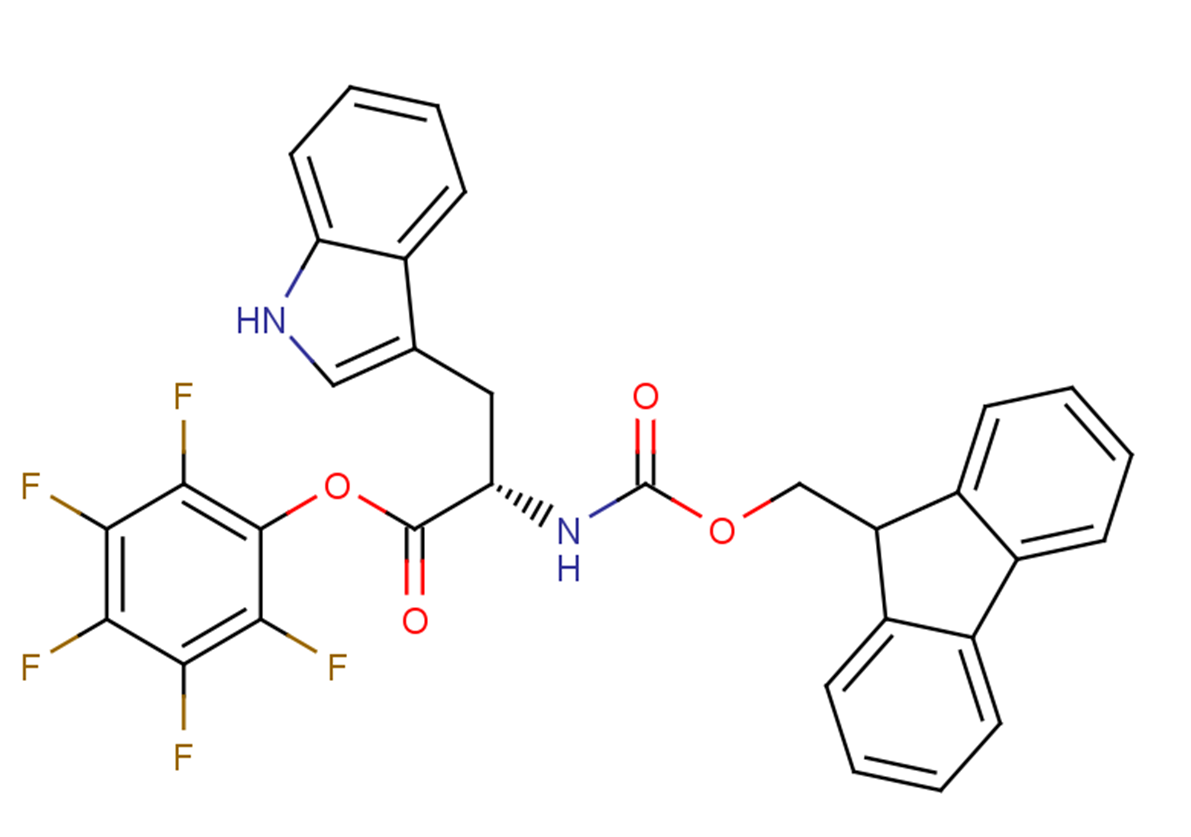 2,3,4,5,6-pentafluorophenyl (2S)-2-{[(9H-fluoren-9-ylmethoxy)carbonyl]amino}-3-(1H-indol-3-yl)propanoate