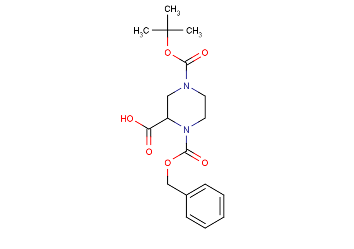 1-[(benzyloxy)carbonyl]-4-[(tert-butoxy)carbonyl]piperazine-2-carboxylic acid