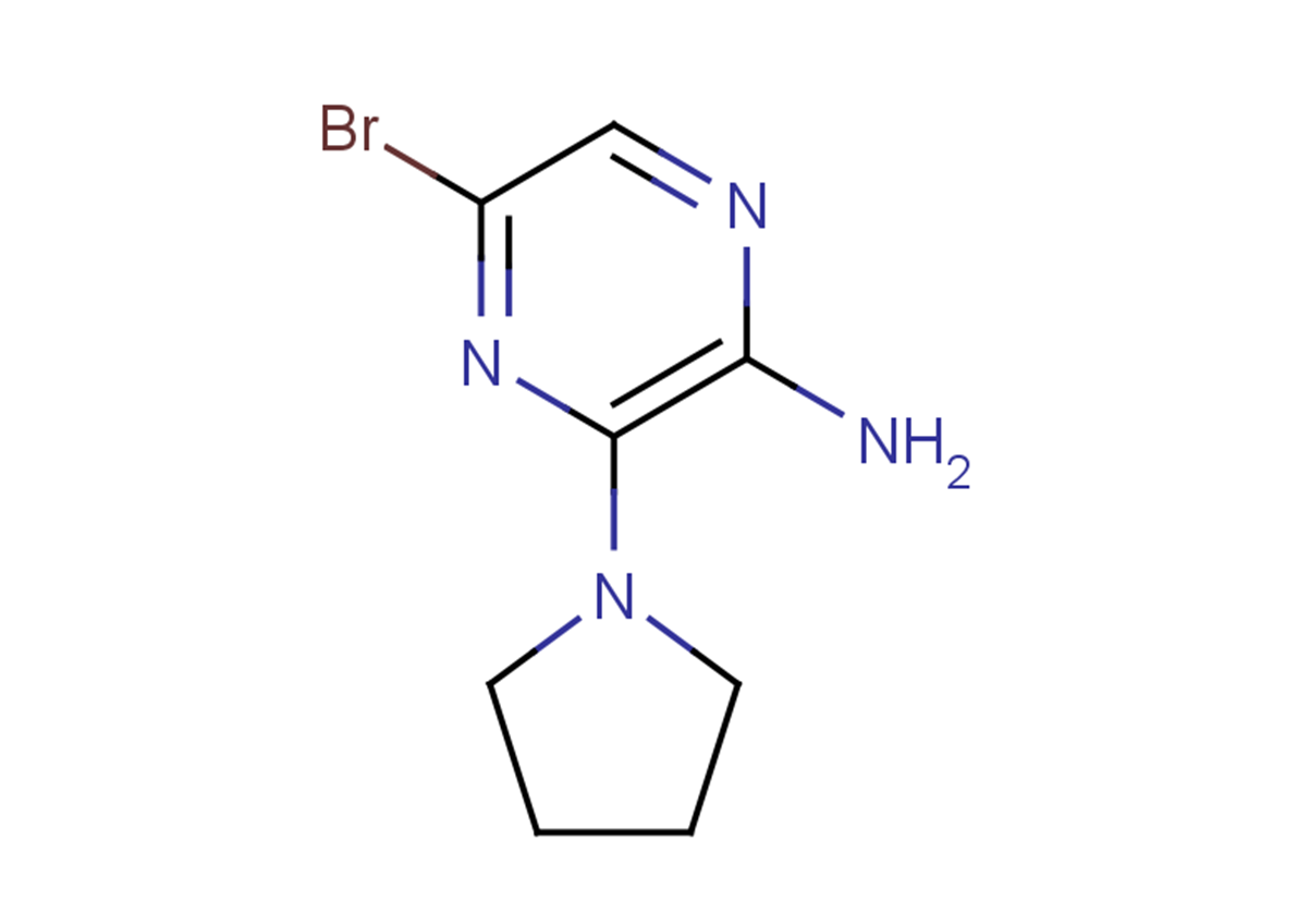 5-bromo-3-(pyrrolidin-1-yl)pyrazin-2-amine