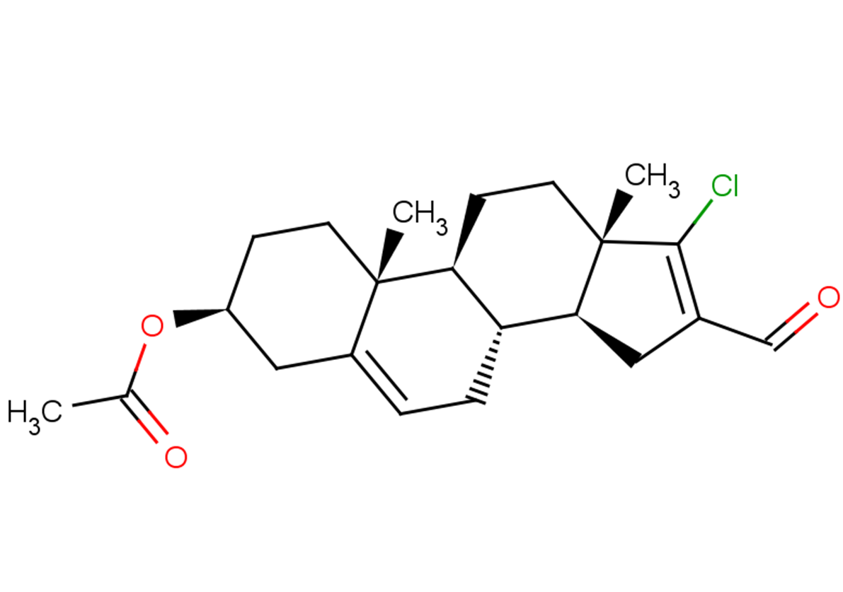 (1S,2R,5S,10R,11S,15S)-14-chloro-13-formyl-2,15-dimethyltetracyclo[8.7.0.0^{2,7}.0^{11,15}]heptadeca-7,13-dien-5-yl acetate