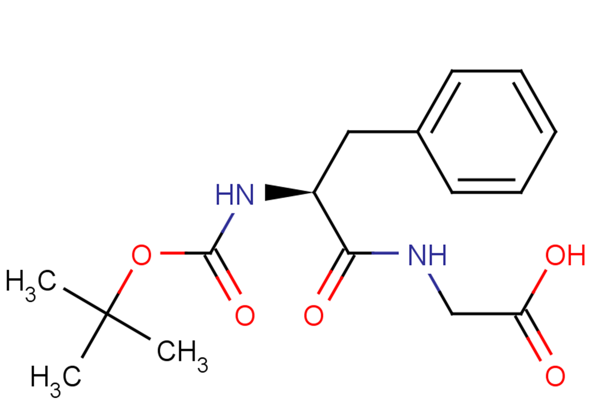 2-[(2S)-2-{[(tert-butoxy)carbonyl]amino}-3-phenylpropanamido]acetic acid