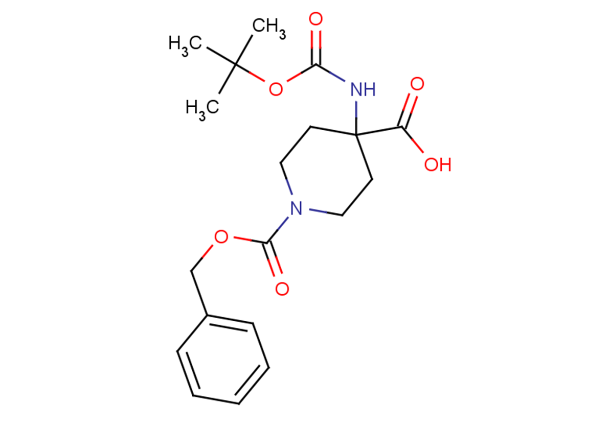 1-[(benzyloxy)carbonyl]-4-{[(tert-butoxy)carbonyl]amino}piperidine-4-carboxylic acid