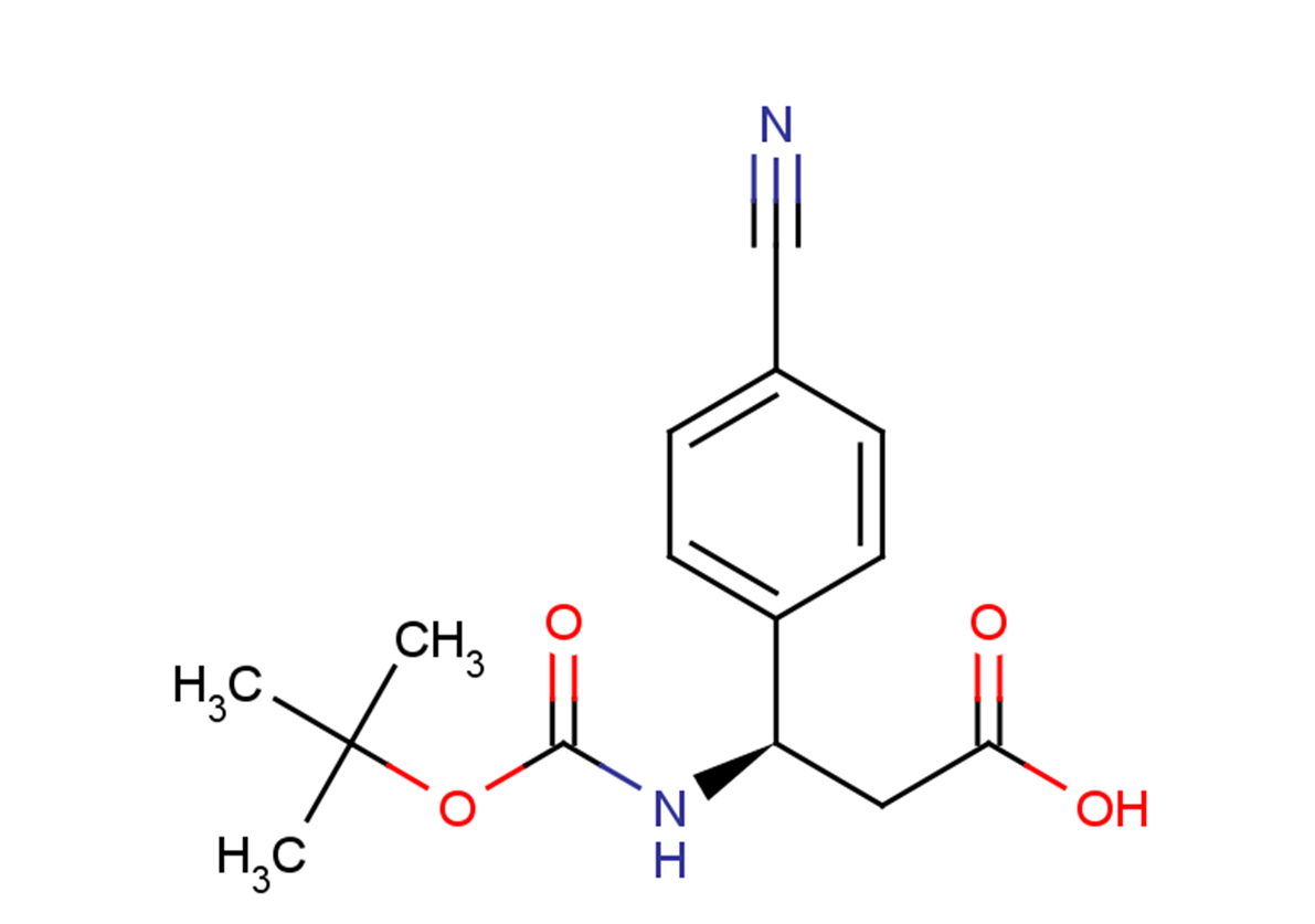 (3R)-3-{[(tert-butoxy)carbonyl]amino}-3-(4-cyanophenyl)propanoic acid