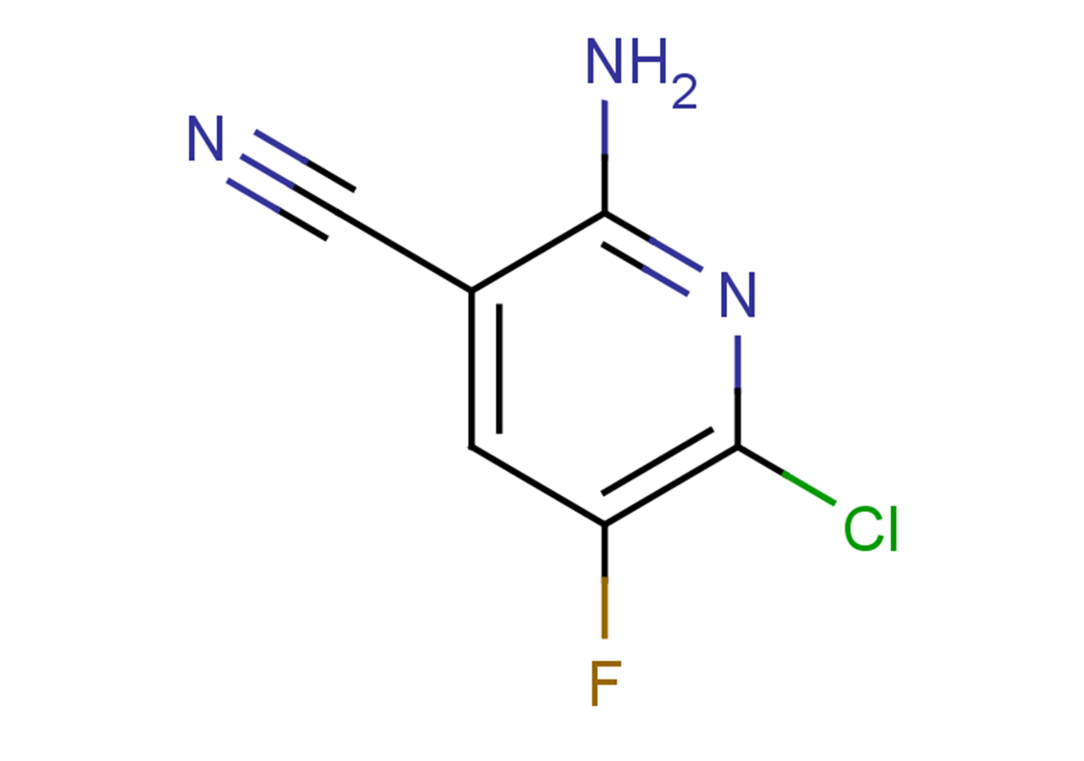 2-amino-6-chloro-5-fluoropyridine-3-carbonitrile