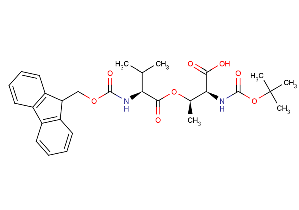 (2S,3R)-2-{[(tert-butoxy)carbonyl]amino}-3-{[(2S)-2-{[(9H-fluoren-9-ylmethoxy)carbonyl]amino}-3-methylbutanoyl]oxy}butanoic acid