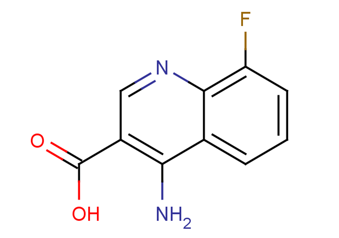 4-amino-8-fluoroquinoline-3-carboxylic acid