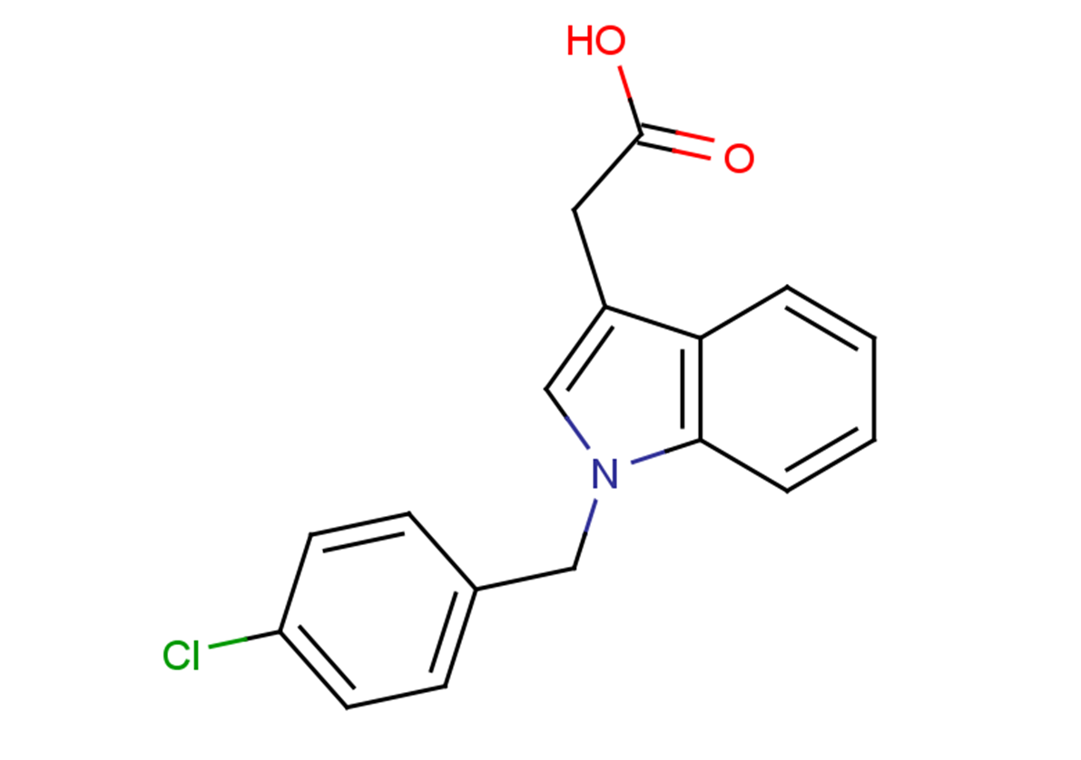 2-{1-[(4-chlorophenyl)methyl]-1H-indol-3-yl}acetic acid