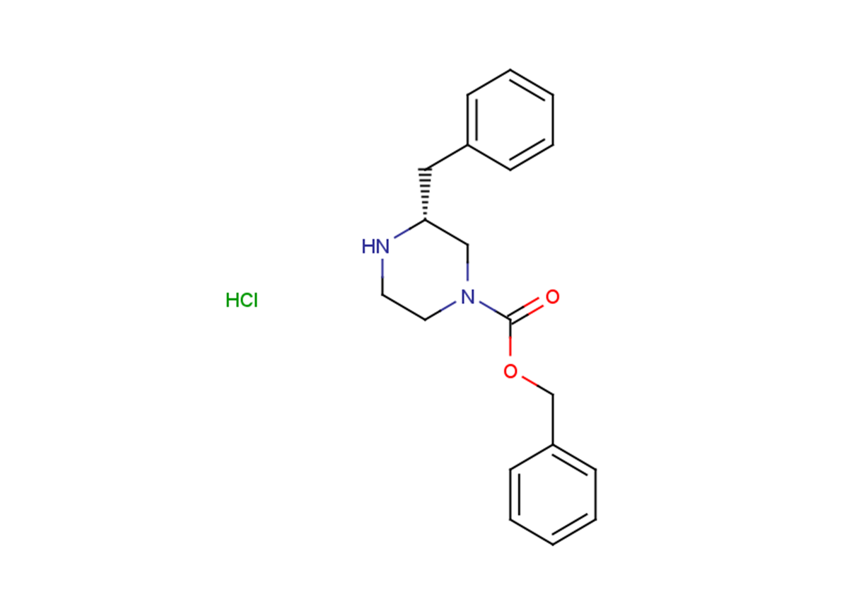 benzyl (3R)-3-benzylpiperazine-1-carboxylate hydrochloride