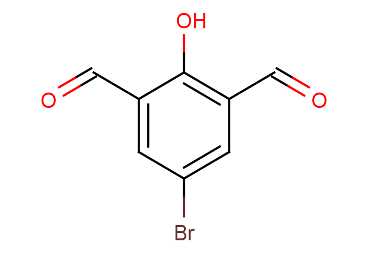 5-bromo-2-hydroxybenzene-1,3-dicarbaldehyde