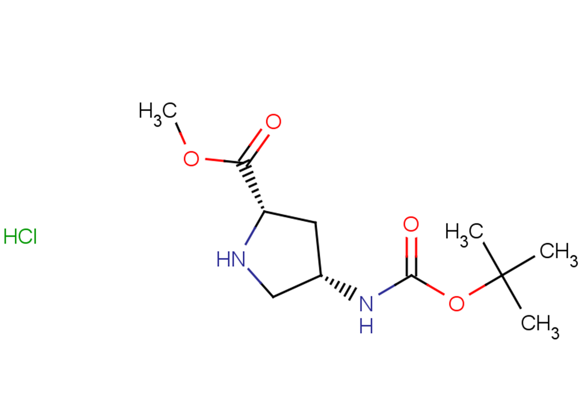 methyl (2S,4S)-4-{[(tert-butoxy)carbonyl]amino}pyrrolidine-2-carboxylate hydrochloride