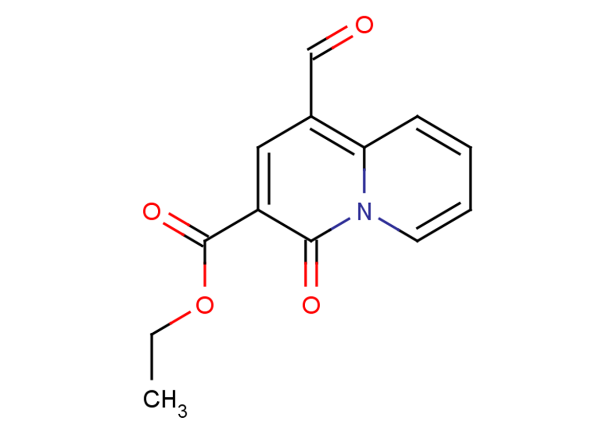 ethyl 1-formyl-4-oxo-4H-quinolizine-3-carboxylate