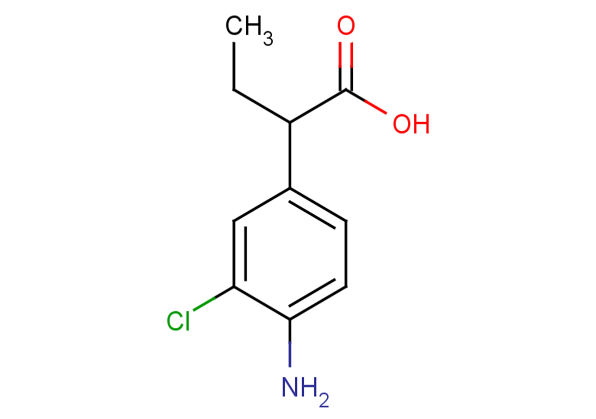 2-(4-amino-3-chlorophenyl)butanoic acid