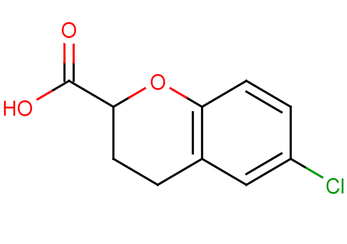 6-chloro-3,4-dihydro-2H-1-benzopyran-2-carboxylic acid