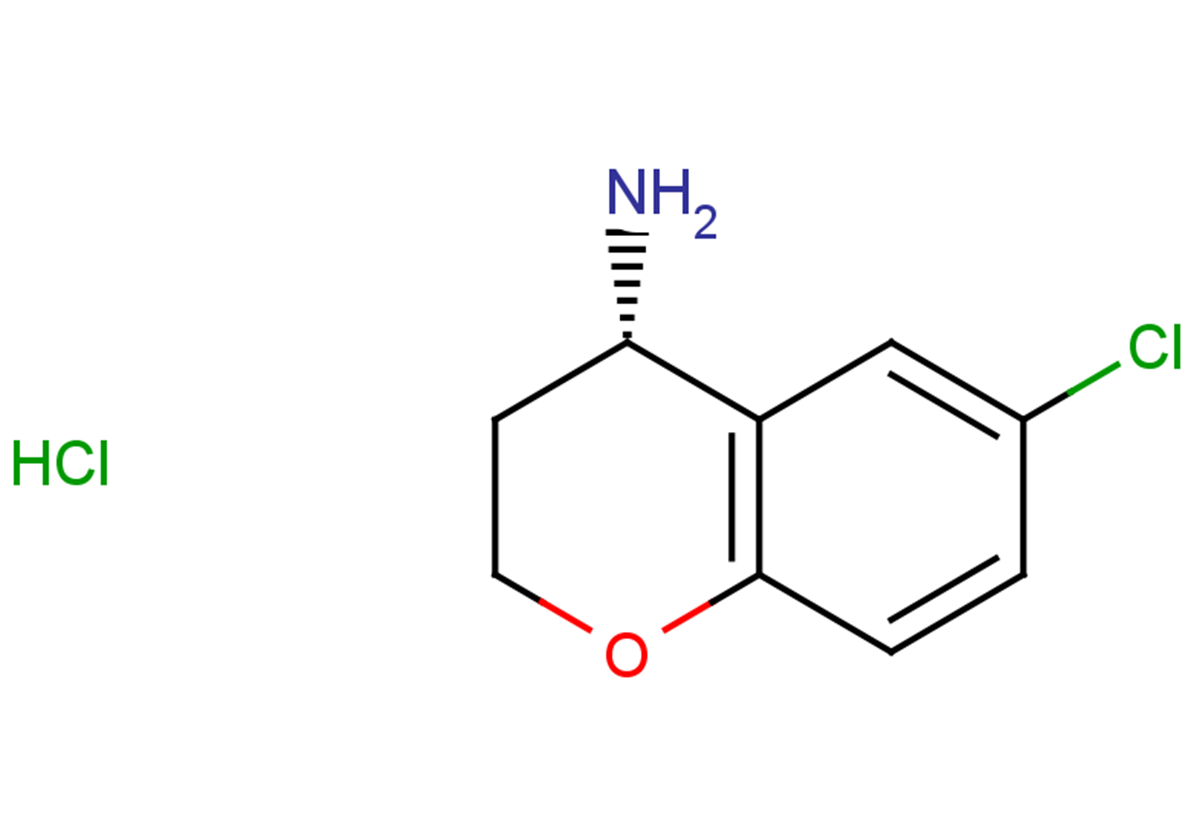 (4S)-6-chloro-3,4-dihydro-2H-1-benzopyran-4-amine hydrochloride