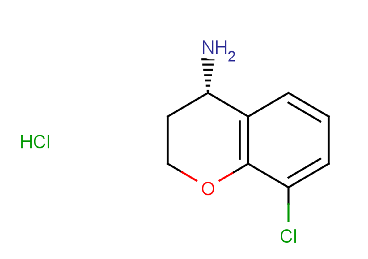(4S)-8-chloro-3,4-dihydro-2H-1-benzopyran-4-amine hydrochloride