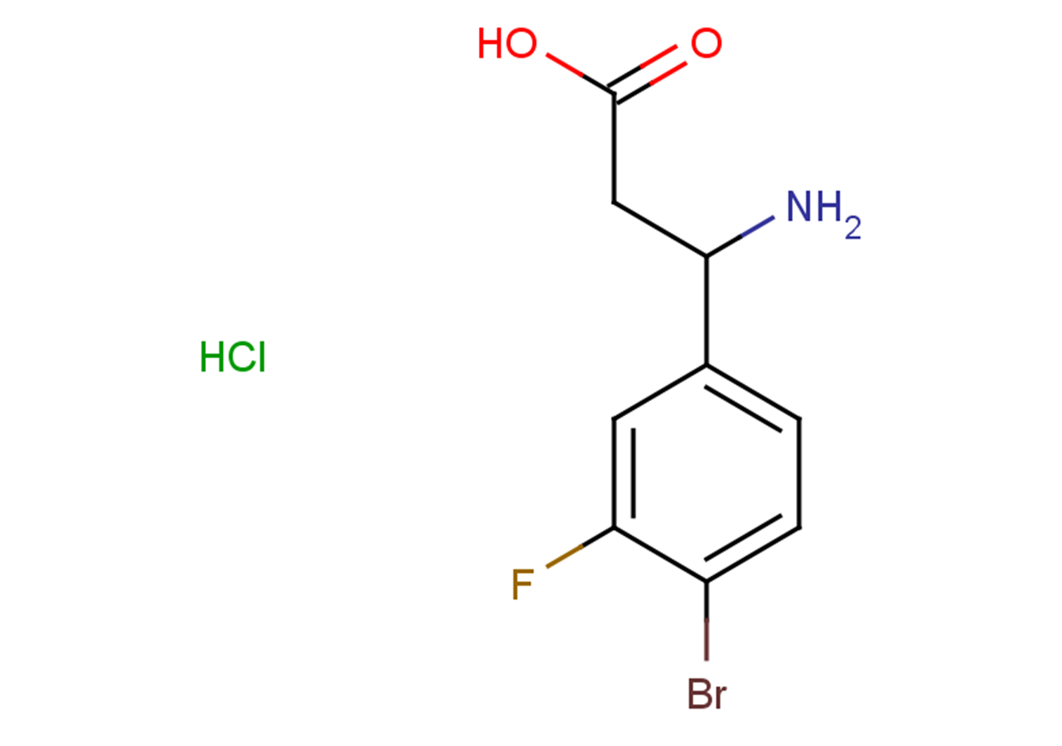 3-amino-3-(4-bromo-3-fluorophenyl)propanoic acid hydrochloride