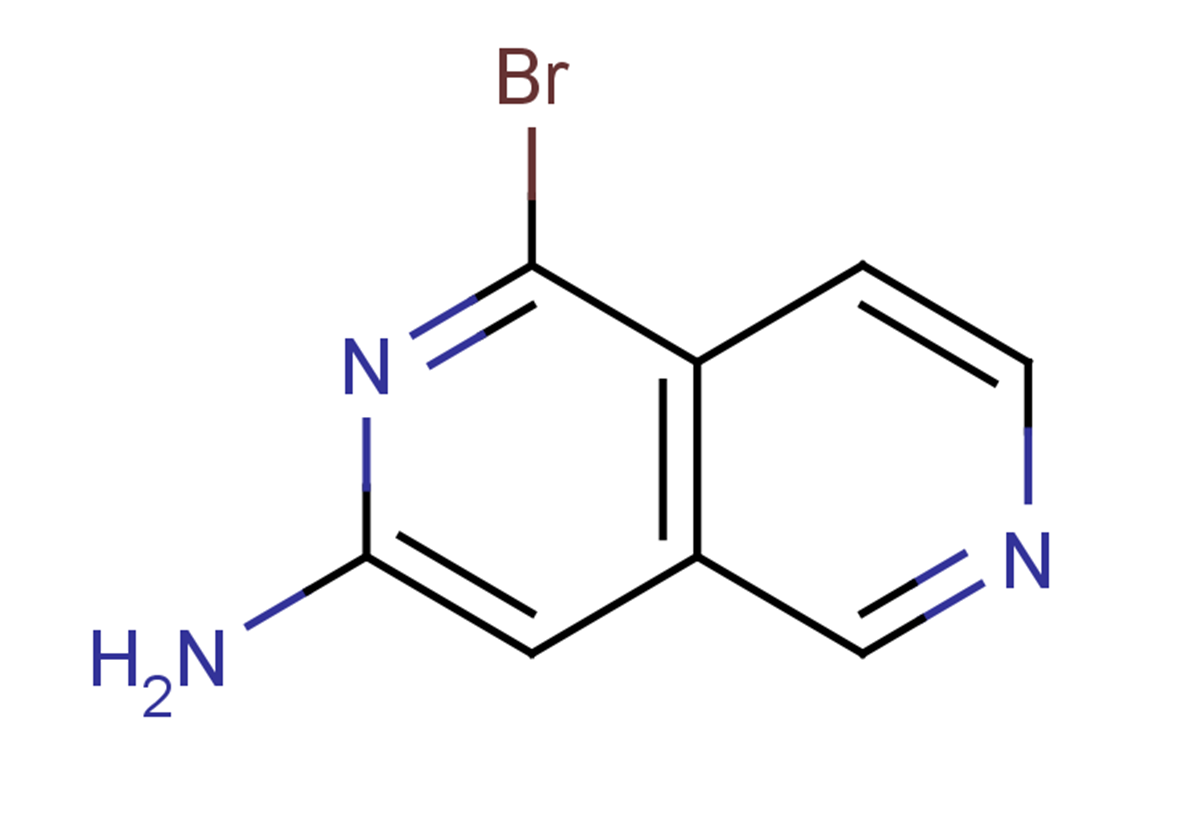 1-bromo-2,6-naphthyridin-3-amine