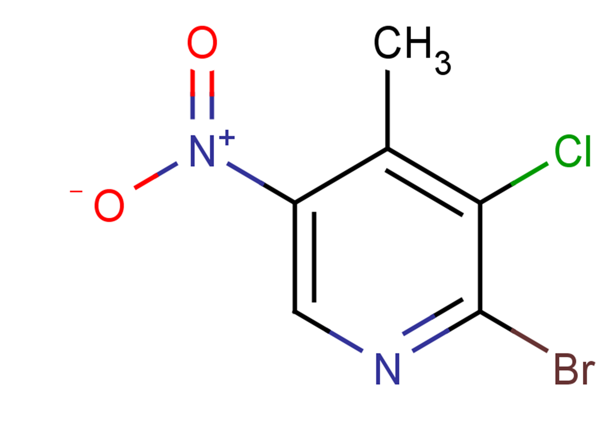 2-bromo-3-chloro-4-methyl-5-nitropyridine
