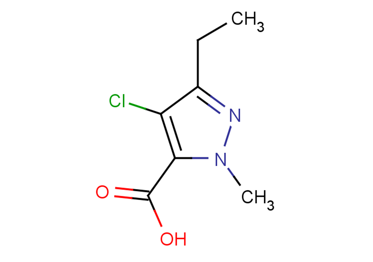4-chloro-3-ethyl-1-methyl-1H-pyrazole-5-carboxylic acid