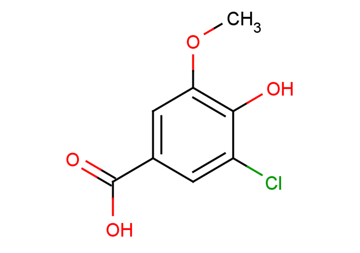 3-chloro-4-hydroxy-5-methoxybenzoic acid