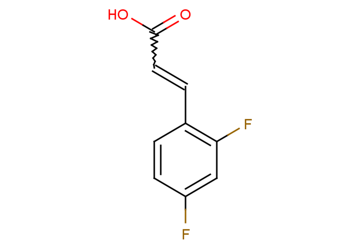 3-(2,4-difluorophenyl)prop-2-enoic acid