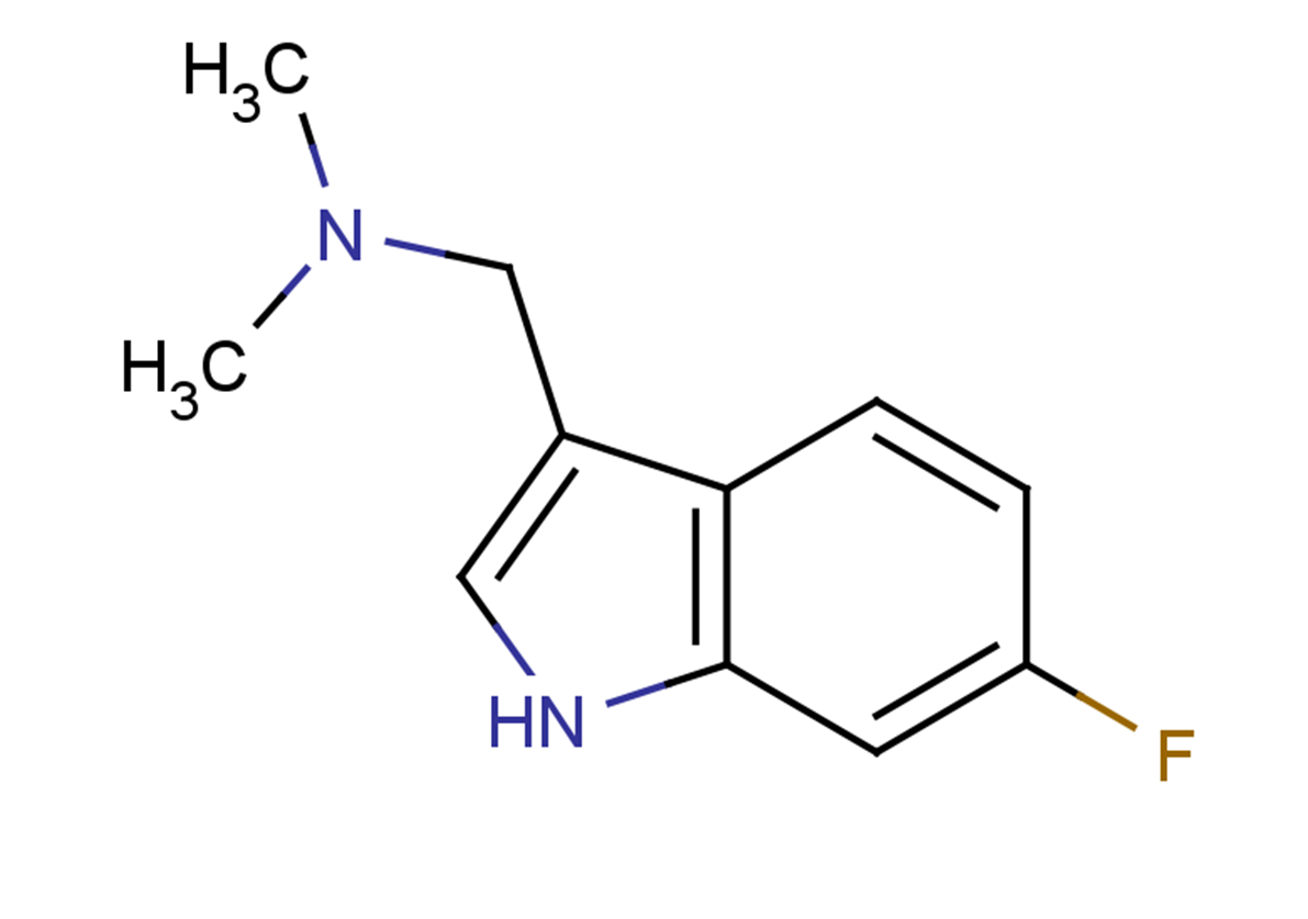 [(6-fluoro-1H-indol-3-yl)methyl]dimethylamine
