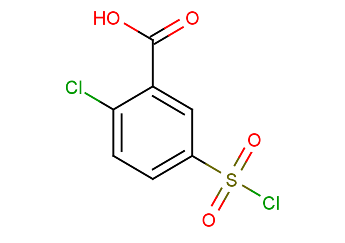 2-chloro-5-(chlorosulfonyl)benzoic acid