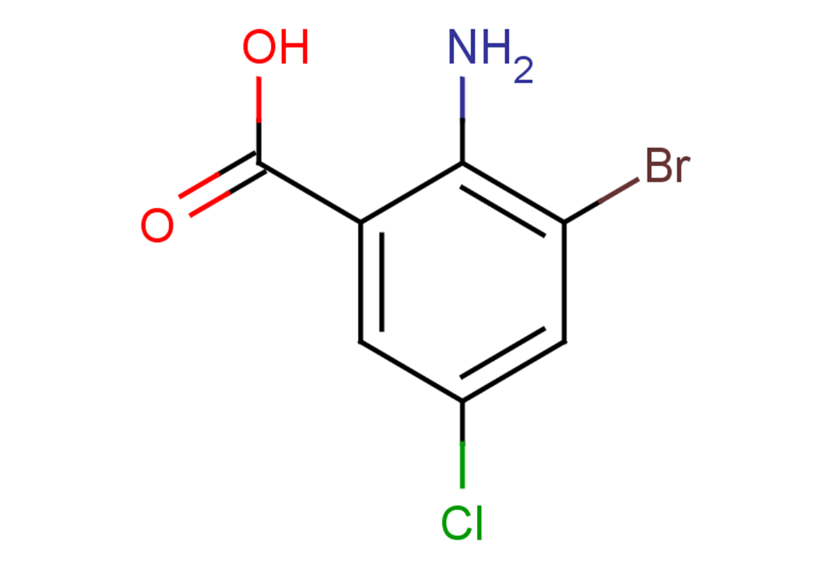 2-amino-3-bromo-5-chlorobenzoic acid