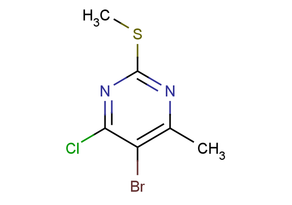5-bromo-4-chloro-6-methyl-2-(methylsulfanyl)pyrimidine