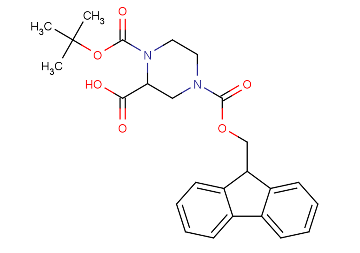 1-[(tert-butoxy)carbonyl]-4-[(9H-fluoren-9-ylmethoxy)carbonyl]piperazine-2-carboxylic acid