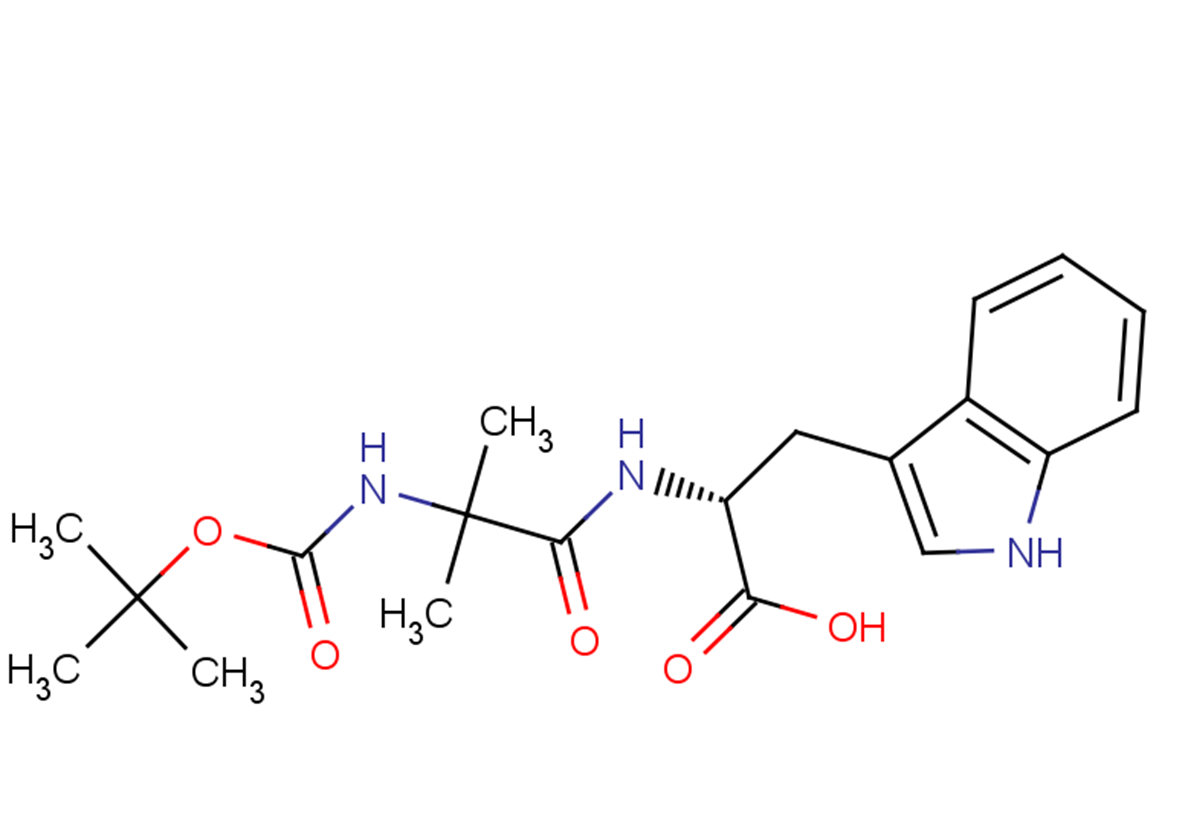 (2R)-2-(2-{[(tert-butoxy)carbonyl]amino}-2-methylpropanamido)-3-(1H-indol-3-yl)propanoic acid