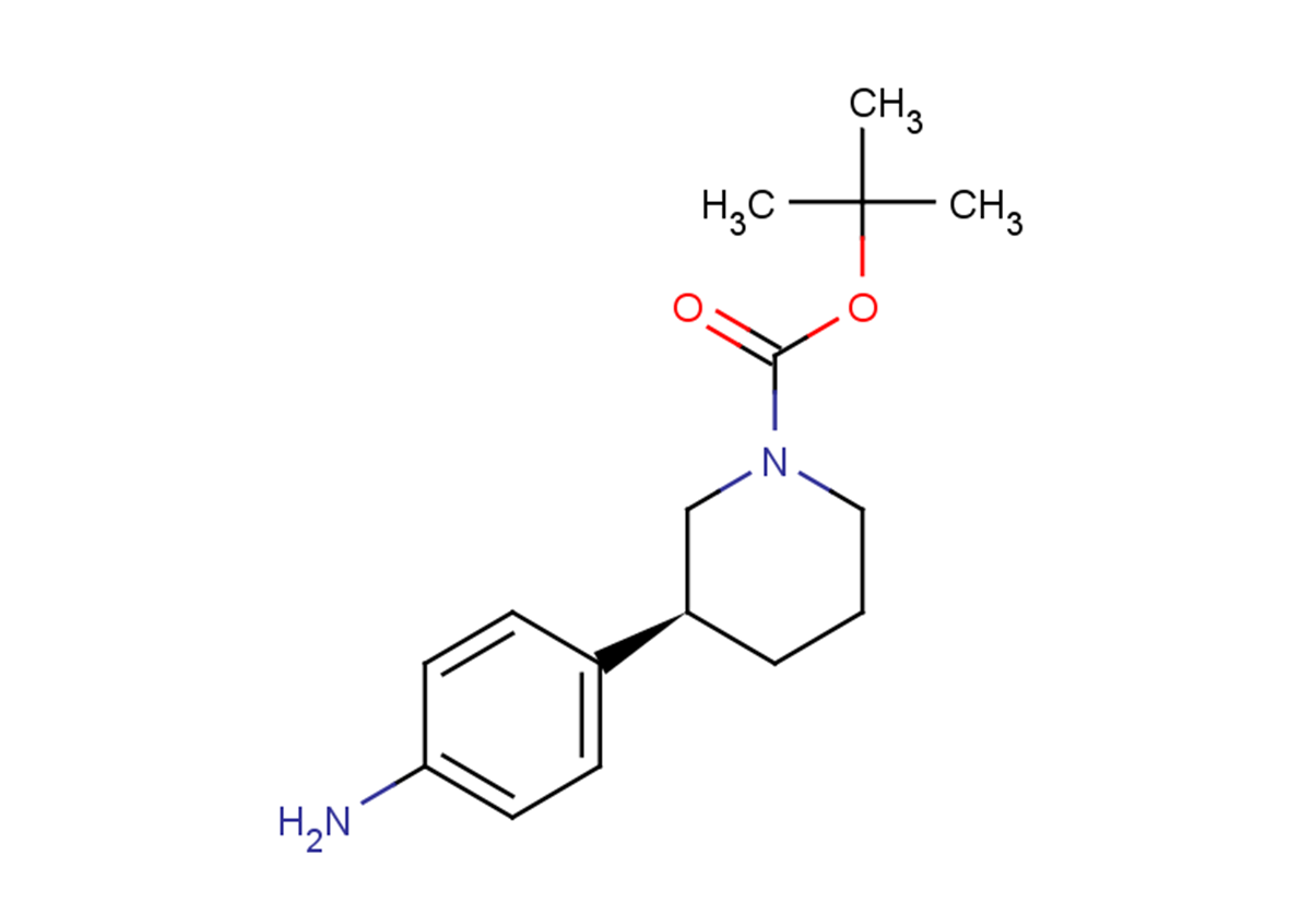 tert-butyl (3S)-3-(4-aminophenyl)piperidine-1-carboxylate