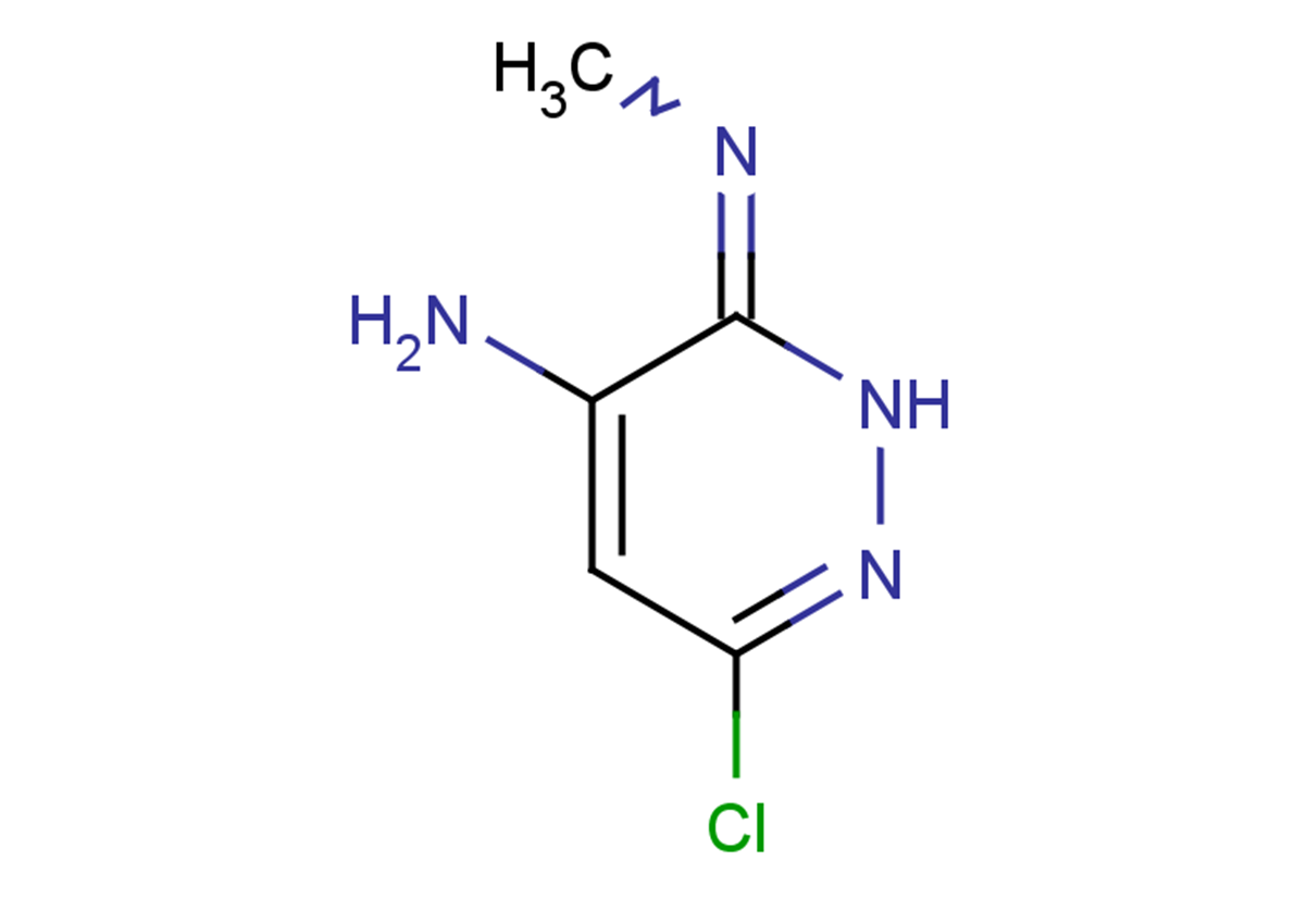 6-chloro-3-(methylimino)-2,3-dihydropyridazin-4-amine