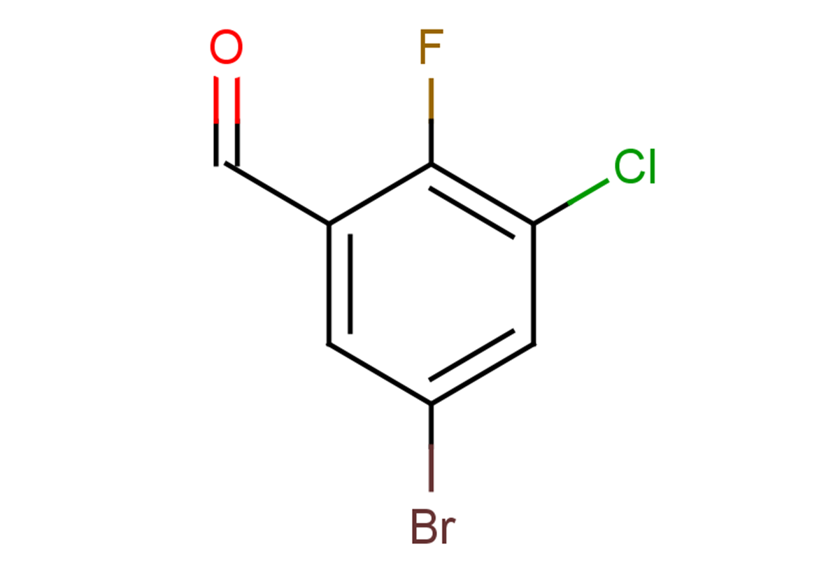 5-bromo-3-chloro-2-fluorobenzaldehyde