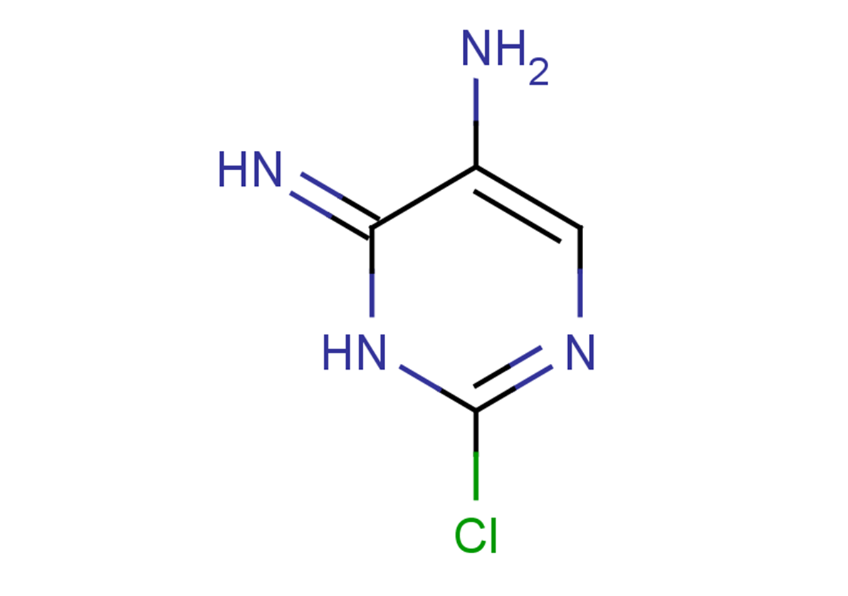 2-chloro-6-imino-1,6-dihydropyrimidin-5-amine