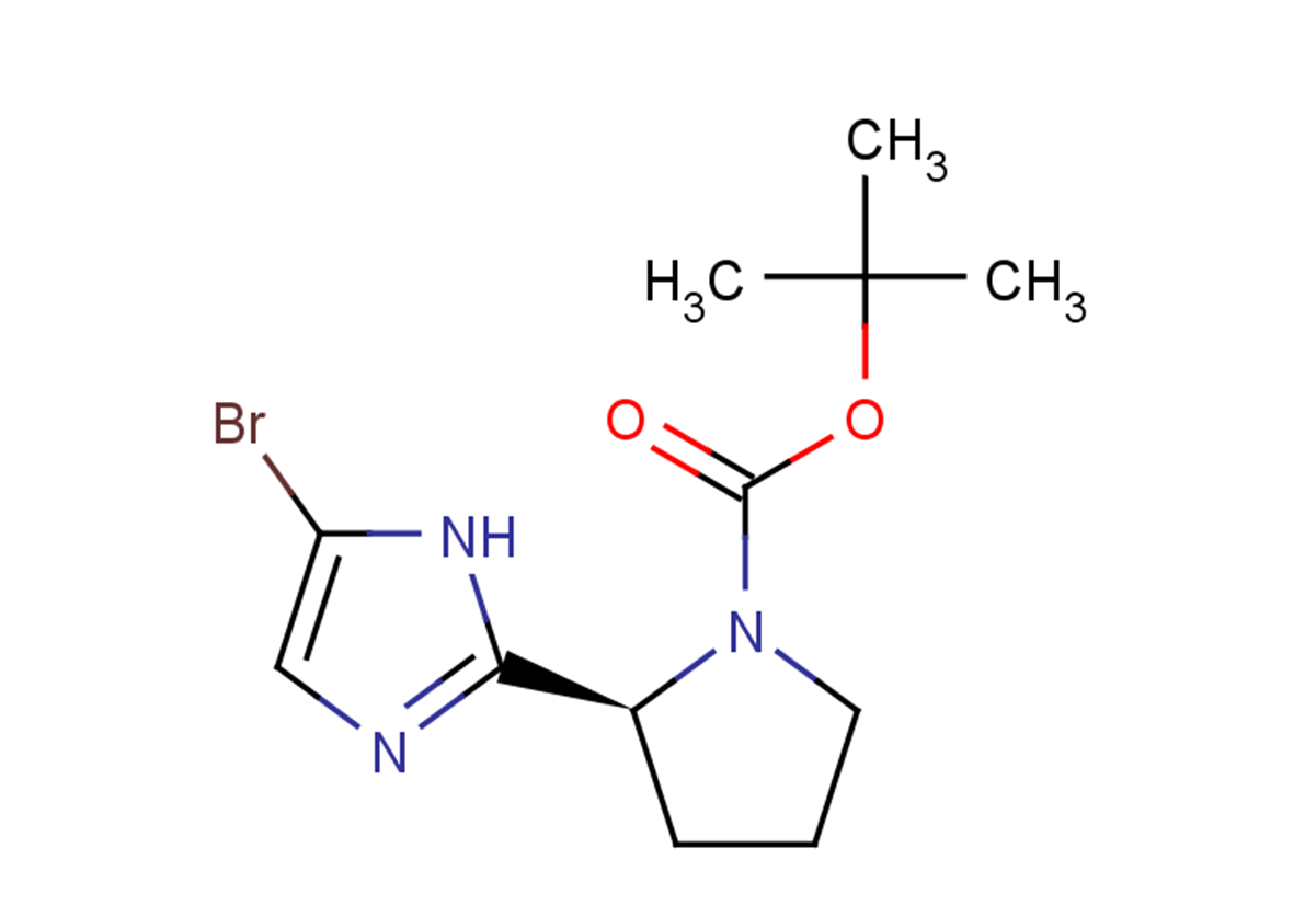 tert-butyl (2S)-2-(5-bromo-1H-imidazol-2-yl)pyrrolidine-1-carboxylate