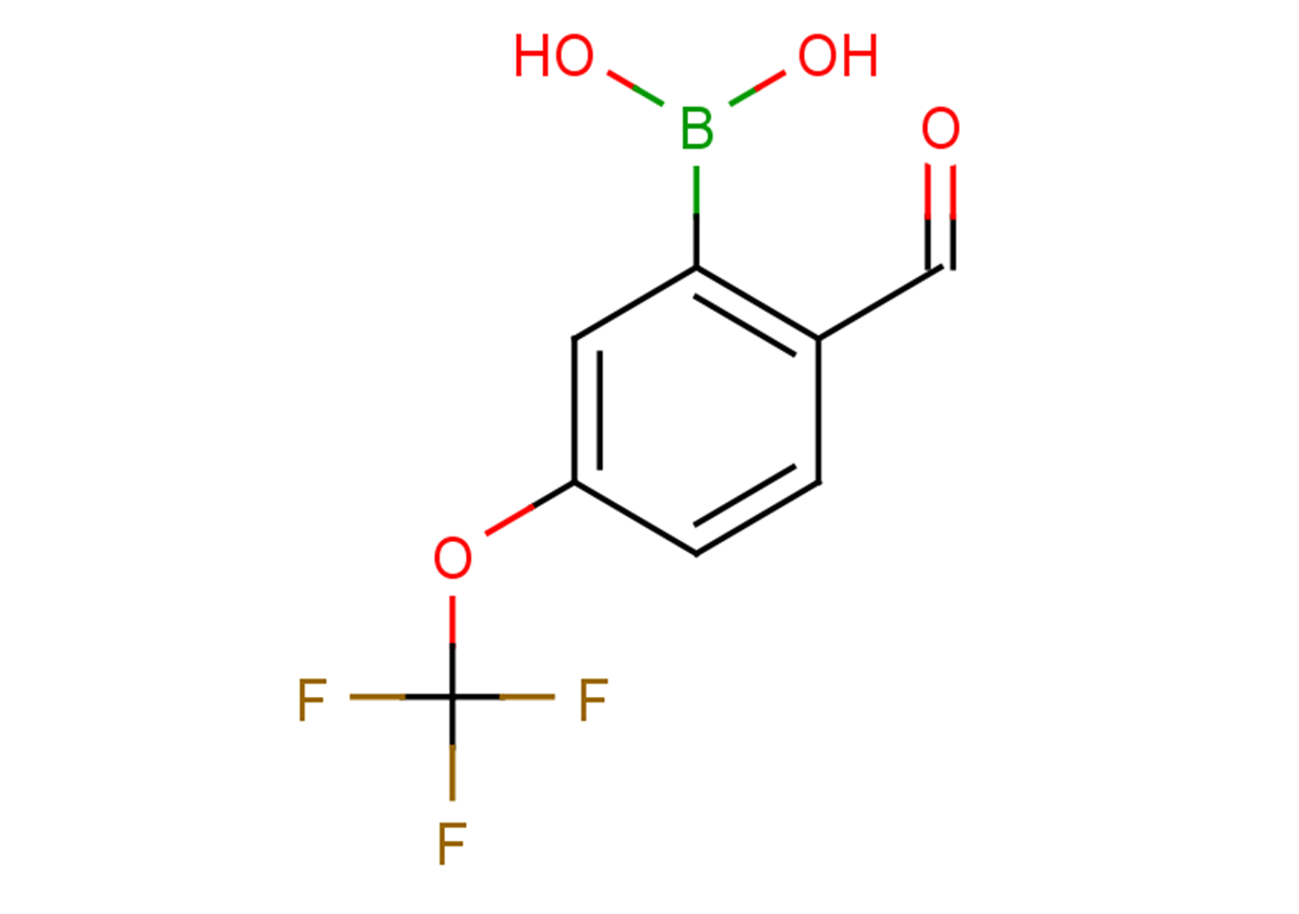 2-(dihydroxyboranyl)-4-(trifluoromethoxy)benzaldehyde