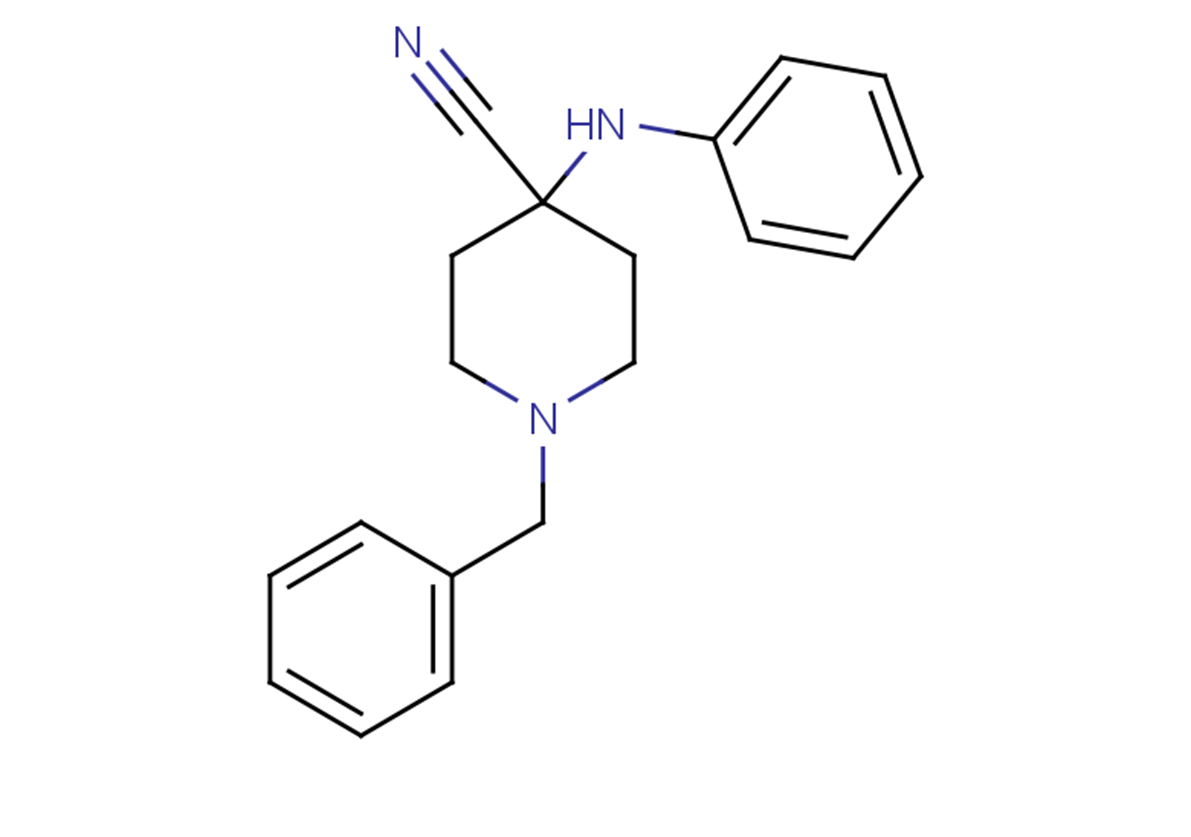 1-benzyl-4-(phenylamino)piperidine-4-carbonitrile