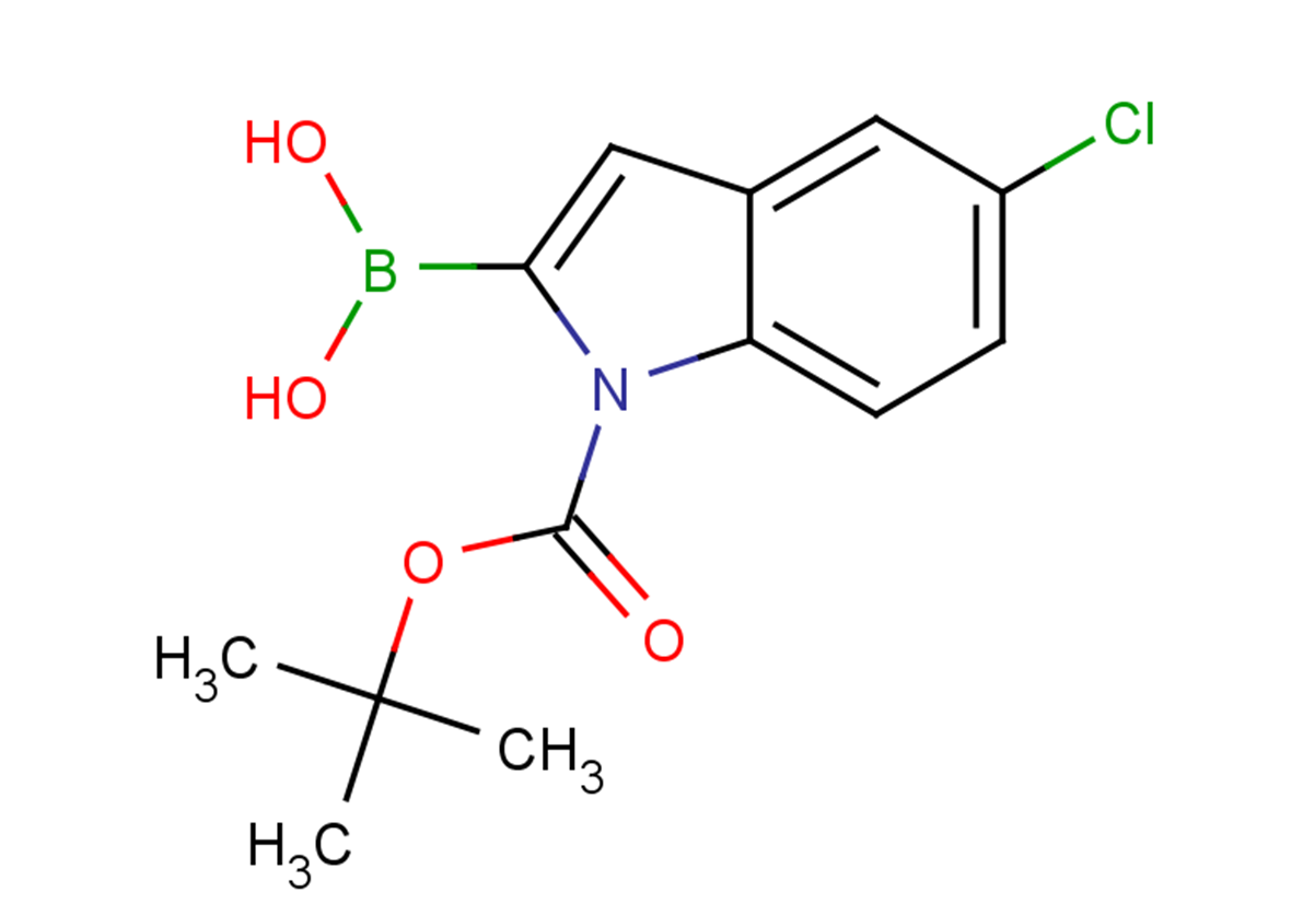 tert-butyl 5-chloro-2-(dihydroxyboranyl)-1H-indole-1-carboxylate
