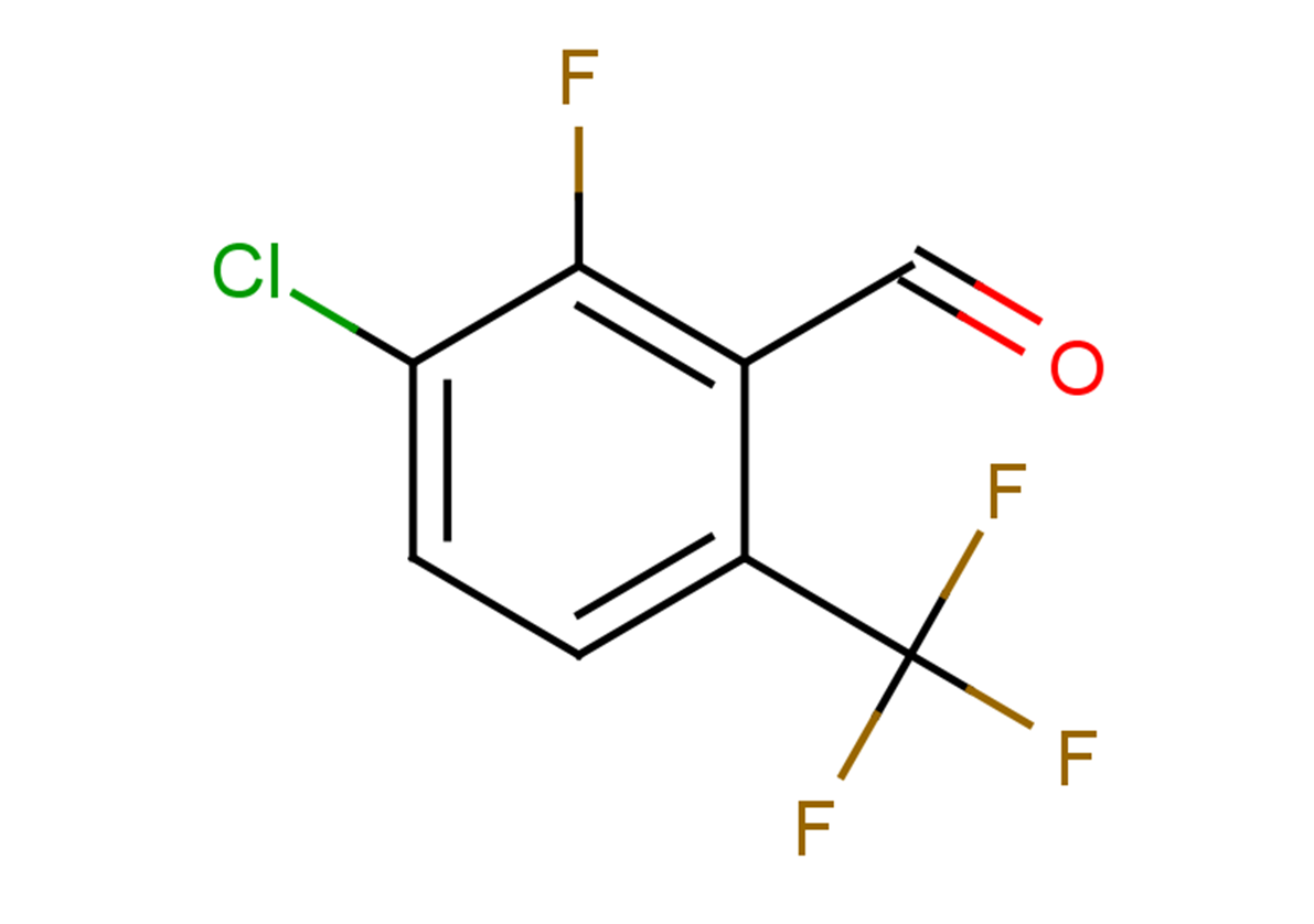 3-chloro-2-fluoro-6-(trifluoromethyl)benzaldehyde
