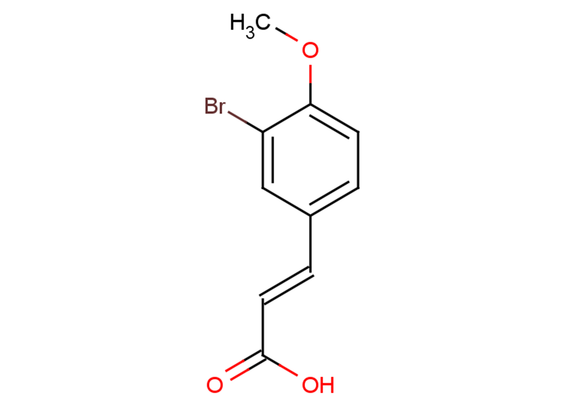 (2E)-3-(3-bromo-4-methoxyphenyl)prop-2-enoic acid