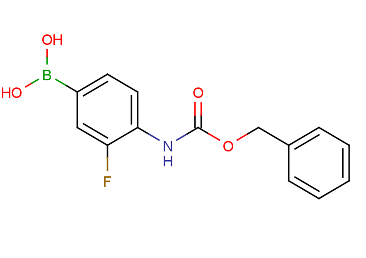 benzyl N-[4-(dihydroxyboranyl)-2-fluorophenyl]carbamate
