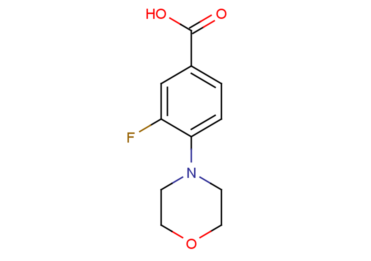 3-fluoro-4-(morpholin-4-yl)benzoic acid